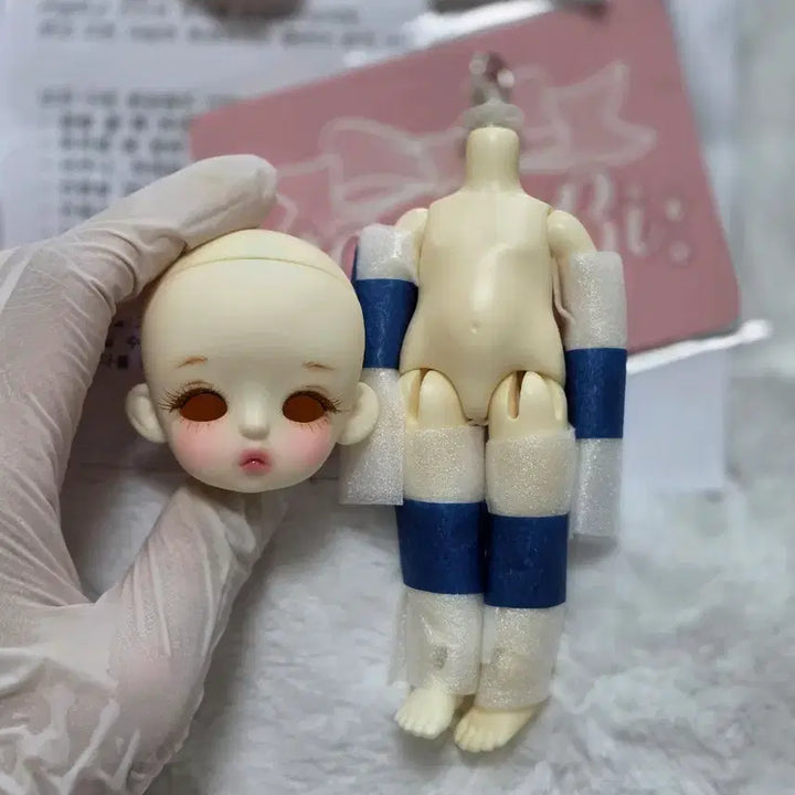 [BUNJANG] Chicabi Pocket Milky White Pony Doll Body with Accessories / 치카비 포켓 미백 포니 본체(물품포함가)/구체관절인형
