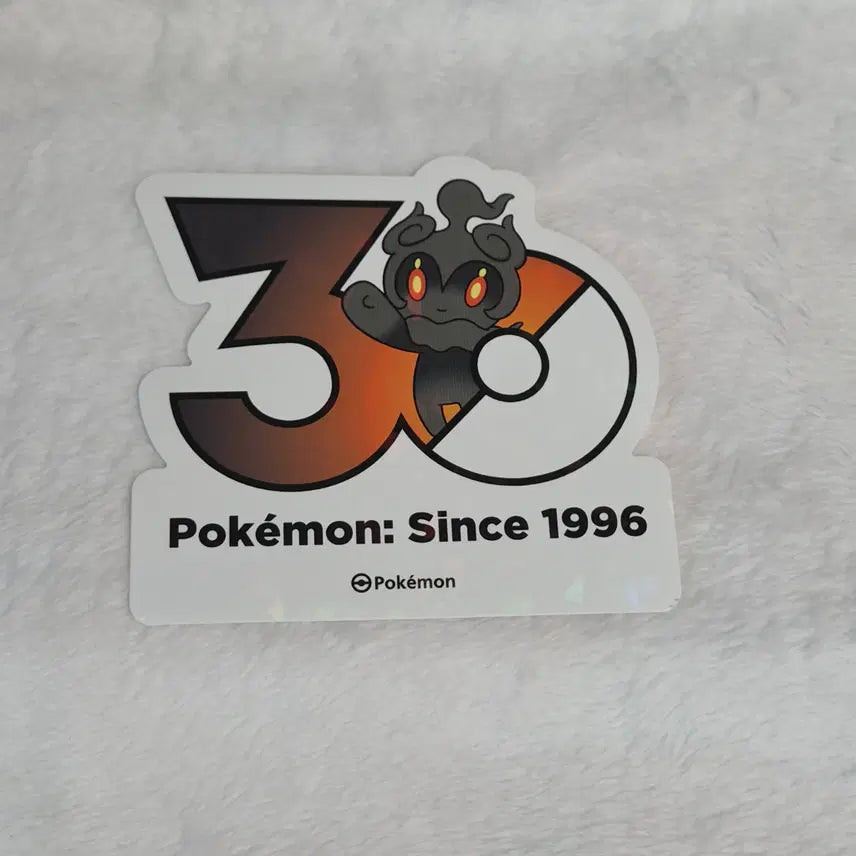 [BUNJANG] Pokemon 30th Anniversary Logo Sticker Marshadow / 포켓몬 30주년 기념 로고 스티커 마샤도 판매합니다!