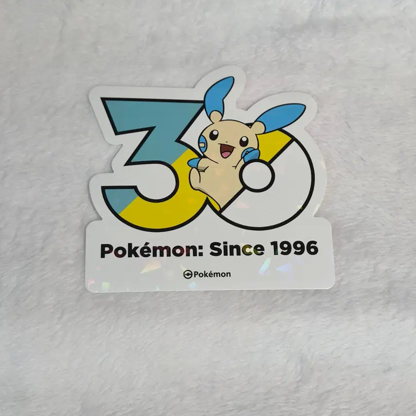 [BUNJANG] Pokemon 30th Anniversary Logo Sticker - Maman (Sealed) / 포켓몬 30주년 기념 로고 스티커 마이농 판매합니다!