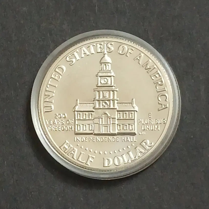 [BUNJANG] 1976 USA Bicentennial Kennedy Half Dollar Silver Proof Coin / (은화)미국1976 독립 200주년 기념주화 "프루프" 케네디 하프 달러 w/사은품
