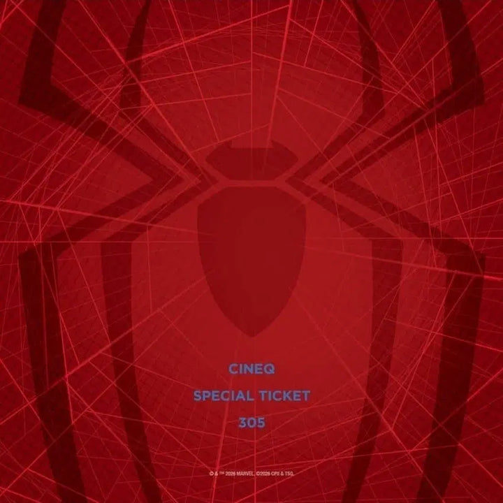 [BUNJANG] Spider-Man: Brand New Day Special Ticket Set / 2종 1세트) 스파이더맨 브랜드 뉴 데이 스페셜티켓 씨네큐 특전 굿즈