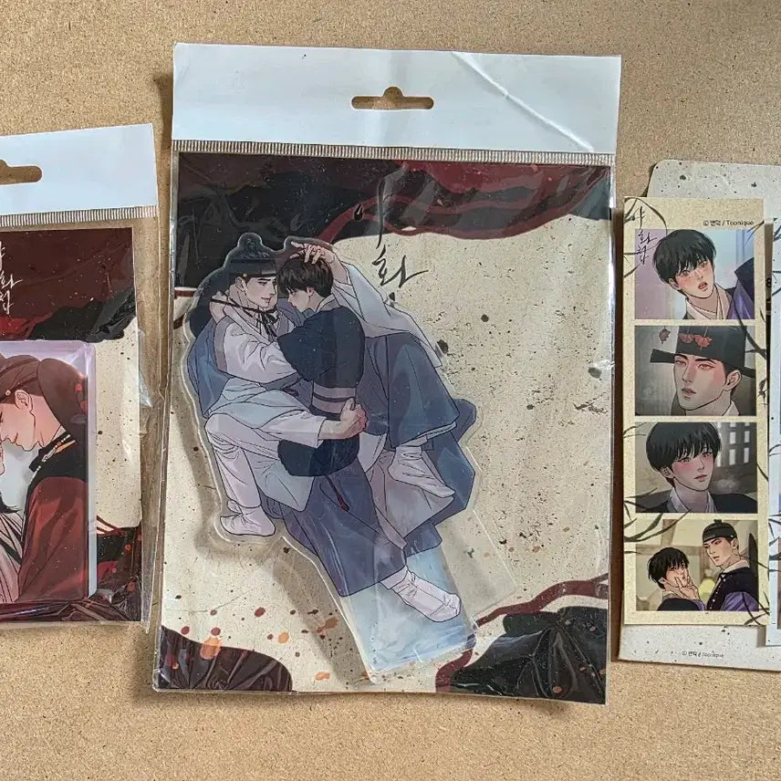 [BUNJANG] Yahwa Cheop Water Glitter Sealed Insahwa Cheop Acrylic Stand Bundle Set / 야화첩 워터 글리터 미개봉 인생화첩 아크릴스탠드 일괄 원가 이하