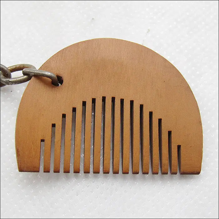 [BUNJANG] Wooden Comb Keychain / [키링, 열쇠고리] 나무빗 (k41)