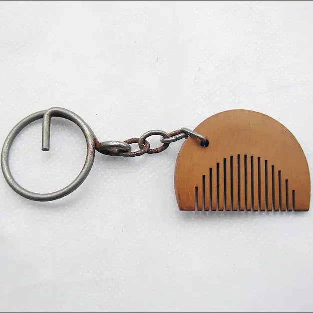 [BUNJANG] Wooden Comb Keychain / [키링, 열쇠고리] 나무빗 (k41)