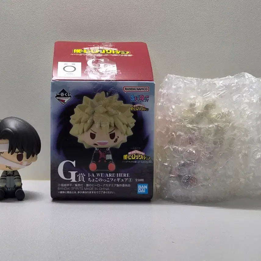 [BUNJANG] My Hero Academia Katsuki Bakugo &amp; Attack on Titan Levi Chokonoko Figures Bundle Set / 나히아 제일복권 진격거 제일복권 리바이, 바쿠고 초코노코 피규어 일괄
