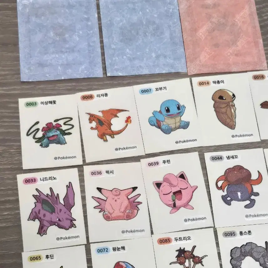 [BUNJANG] Pokemon Stickers Bundle Set (Individual Purchase Possible) / 포켓몬 띠부씰 일괄 판매(개별 구매 가능)