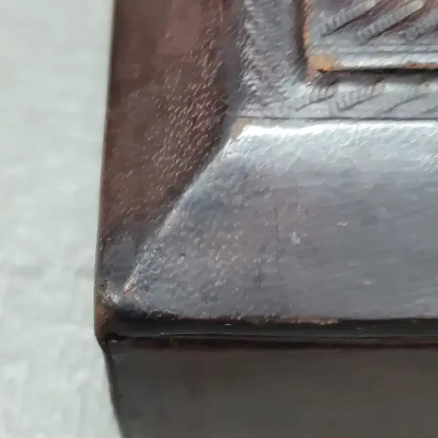[BUNJANG] Vintage Leather Storage Box / 빈티지 가죽 보관함