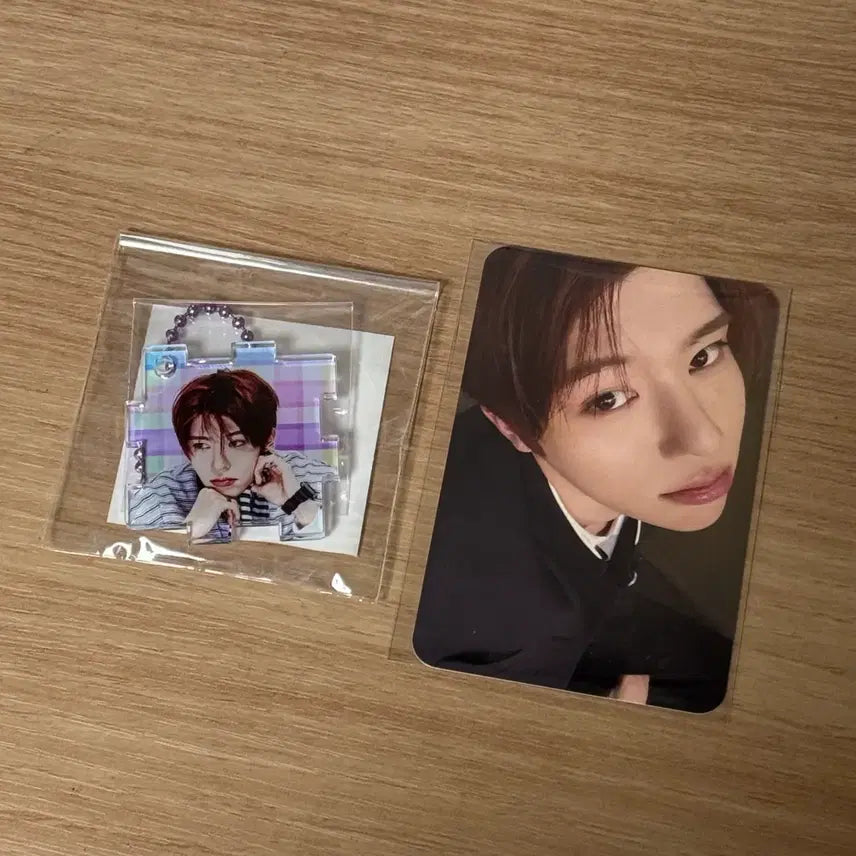 [BUNJANG] NCT WISH YoI Dong YoI Don BOMITGIRL Musinsa Special Photocard &amp; Puzzle Keychain Set / 엔시티 위시 일본 앨범 요이동 요이돈 보밋걸 무모샵 포카 시온 퍼즐 키링 특전