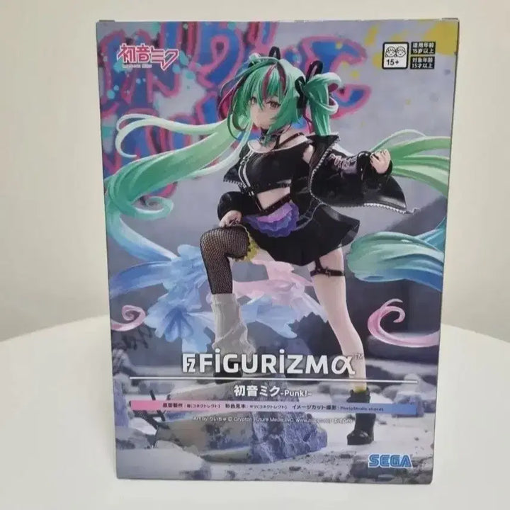 [BUNJANG] Sega Figureism Hatsune Miku Punk Figure (Sealed) / [미개봉]세가 피규어리즘 하츠네 미쿠 펑크 punk 피규어