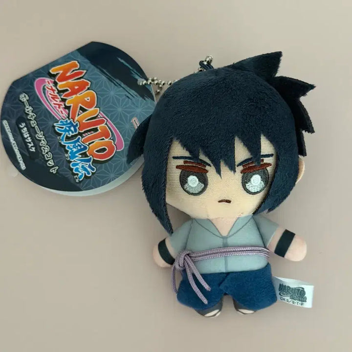 [BUNJANG] Naruto Sasuke Chibi Plush Ball Chain / 나루토 사스케 볼체인 치비 누이