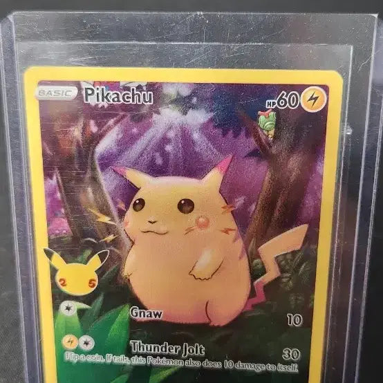 [BUNJANG] Pokemon Pikachu 25th Anniversary Card Set (3 Cards) / (3장) 포켓몬 피카츄 미판 005/025 25주년 카드