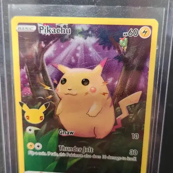 [BUNJANG] Pokemon Pikachu 25th Anniversary Card Set (3 Cards) / (3장) 포켓몬 피카츄 미판 005/025 25주년 카드