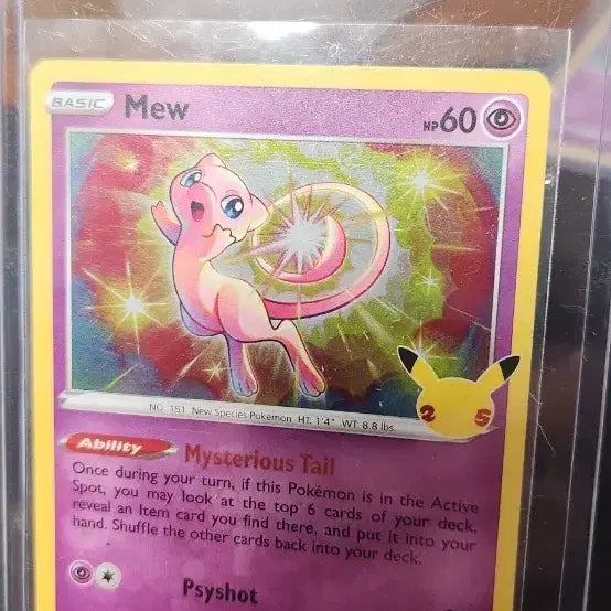 [BUNJANG] Pokemon Mew 25th Anniversary Card 011/025 (Set of 3) / (3장) 포켓몬 뮤 25주년 미판 카드 011/025