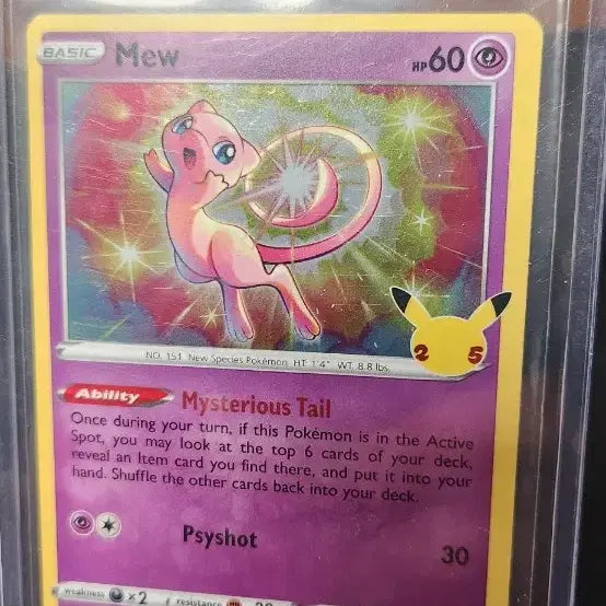 [BUNJANG] Pokemon Mew 25th Anniversary Card 011/025 (Set of 3) / (3장) 포켓몬 뮤 25주년 미판 카드 011/025