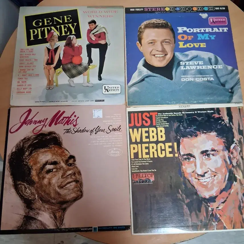 [BUNJANG] 4-Piece Vintage Original Old Pop LP Bundle Set / 4장 일괄 빈티지 오리지널 올드팝 LP
