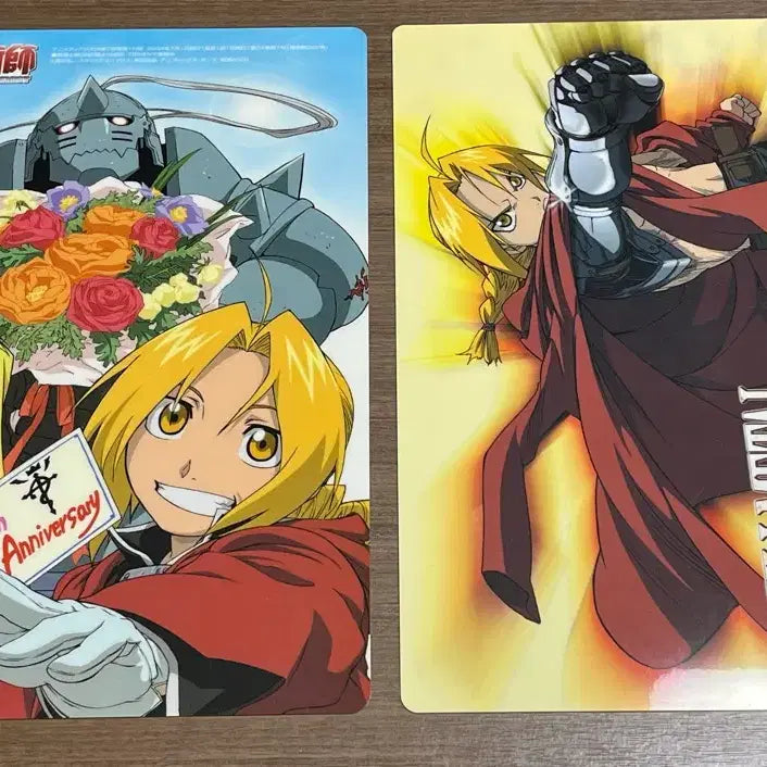 [BUNJANG] Fullmetal Alchemist Clear Holder &amp; Desk Mat Set / 강철의 연금술사(하가렌/강연금) 클리어 홀더&amp;책받침