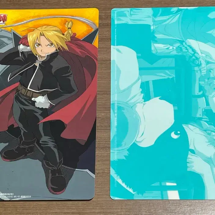 [BUNJANG] Fullmetal Alchemist Clear Holder &amp; Desk Mat Set / 강철의 연금술사(하가렌/강연금) 클리어 홀더&amp;책받침