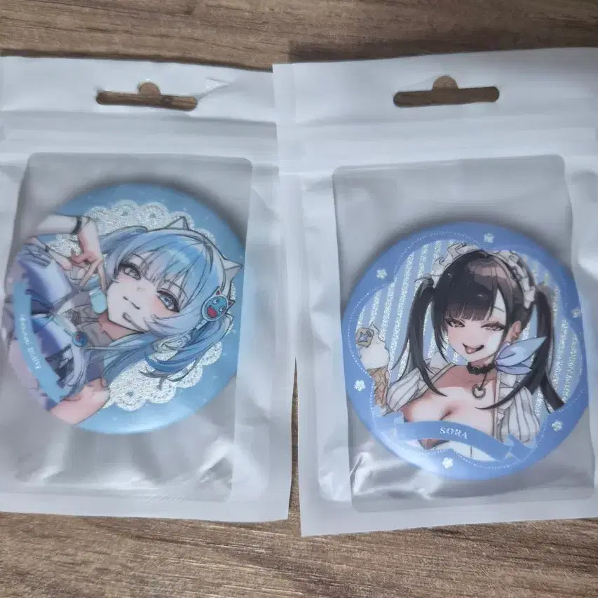 [BUNJANG] Meka Mishifti Sora Can Badge Set / 니케 메카미시프티 소라 캔뱃지 세트 팝니다.