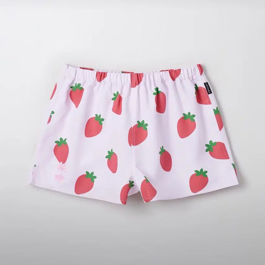 [BUNJANG] SPAO Gintama Strawberry Shorts (Size M) / 은혼 스파오 딸기 반바지