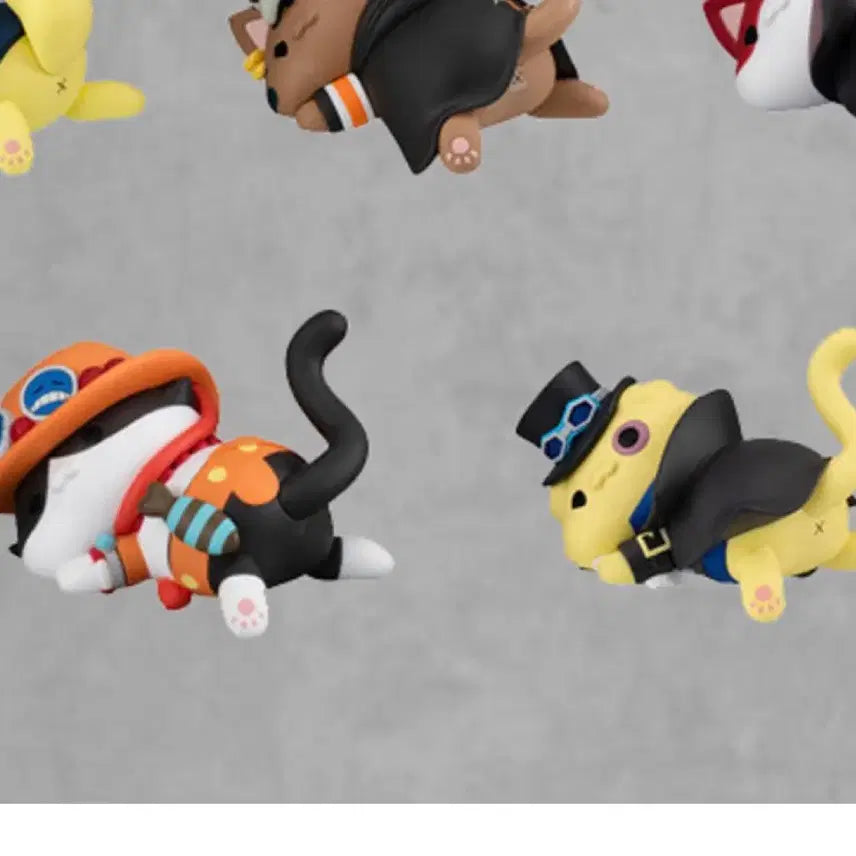 [BUNJANG] Megacats Project NyanPiece Nyan Chalsak One Piece Ace Sabo Bundle Set / [8월초배송]메가캣 프로젝트 냥피스냥 찰싹 원피스 에이스 사보 일괄