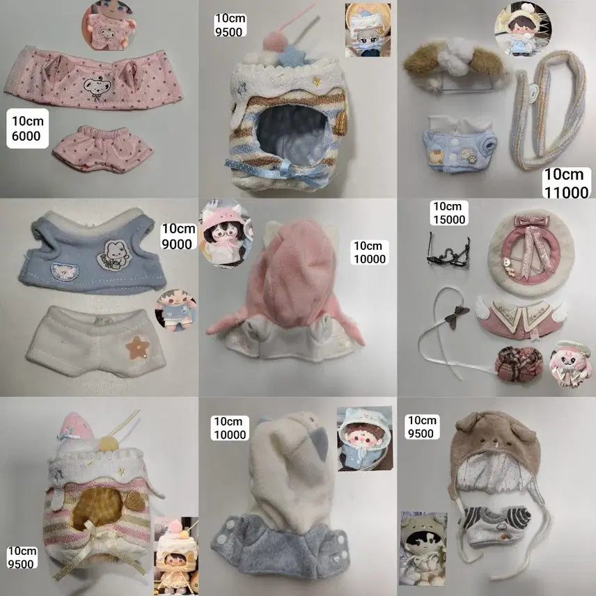 [BUNJANG] 10cm 15cm 20cm Doll Clothes / 10cm 15cm 20cm 10깅 15깅 20깅 인형북 인형옷 솜깅옷 솜인형옷