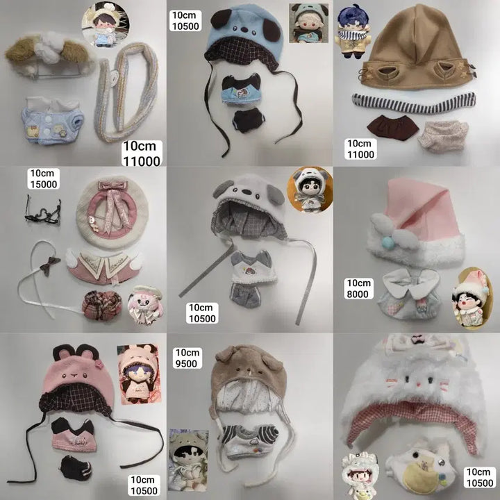 [BUNJANG] Doll Clothes Set (10cm, 15cm, 20cm) / 10cm 15cm 20cm 10깅 15깅 20깅 인형북 인형옷 솜깅옷 솜인형옷