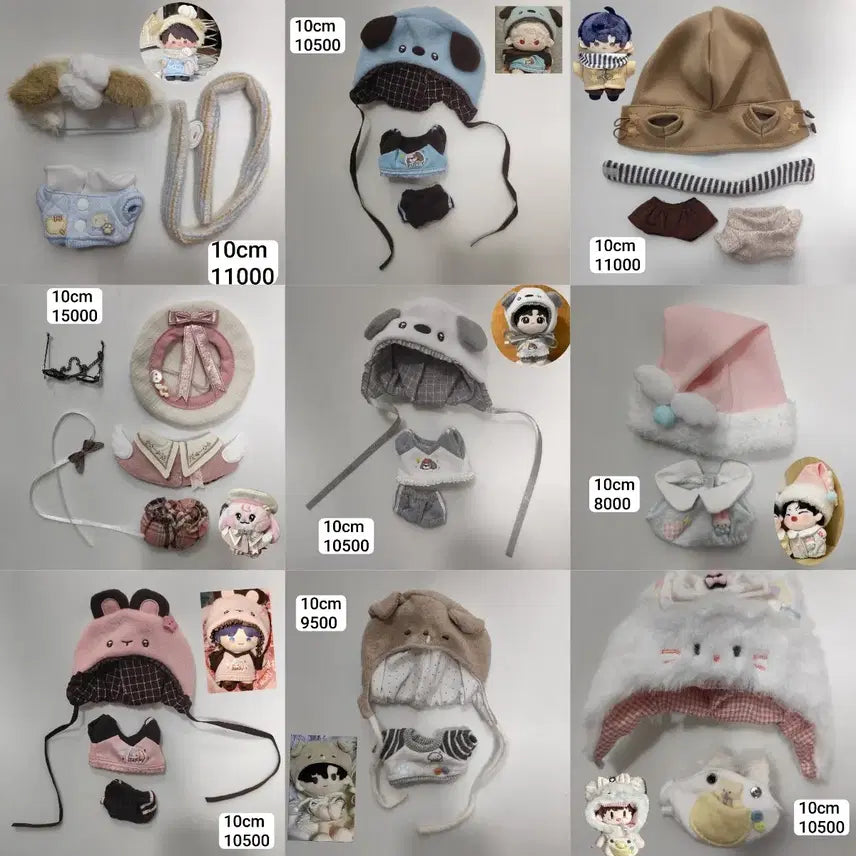 [BUNJANG] Doll Clothes Set (10cm, 15cm, 20cm) / 10cm 15cm 20cm 10깅 15깅 20깅 인형북 인형옷 솜깅옷 솜인형옷