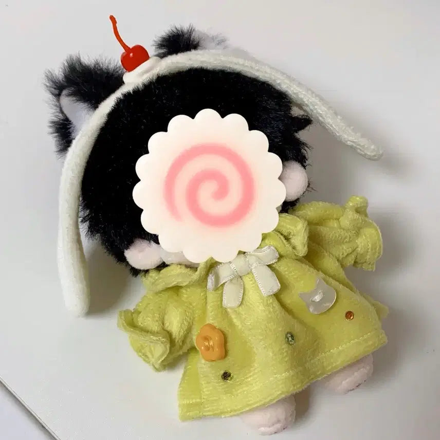 [BUNJANG] 10cm Melon Soda Custom Handmade Doll Clothes / 10cm 폭신원피스 메론소다 커스텀 솜인형옷