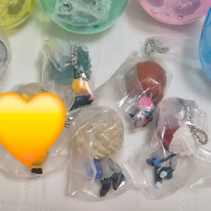 [BUNJANG] My Hero Academia Depo-Fig Keychain Gacha Set (Izuku, Bakugo, Todoroki, Ochako) / 히로아카 데포피그 키링 가챠 4종 (미도리야 바쿠고 토도로키 우라라카)