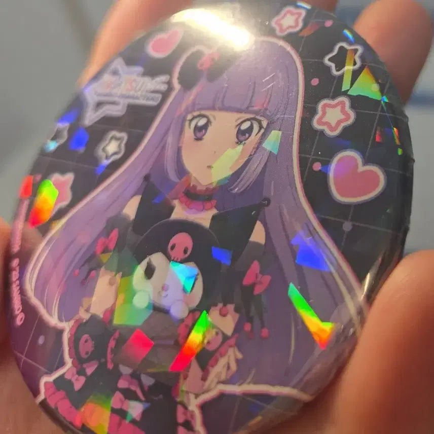 [BUNJANG] Aikatsu! Ai Star Sumire Rira Can Badge Bundle Set (Sanrio Stage, Ponpon Crepe) / 일괄)아이카츠 아이엠스타 스미레 리라 캔뱃지 산리오 스테이지 퐁퐁크레페