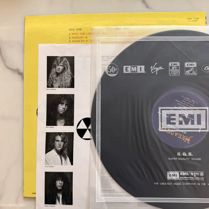 [BUNJANG] Megadeth Rust in Peace 4th Album Korean EMI Regular LP / 메가데스 4집 Rust in Peace 국내 EMI 계몽사 정규 LP