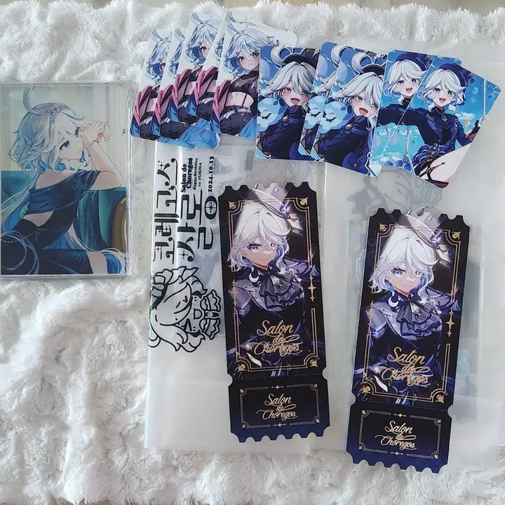 [BUNJANG] Genshin Impact Furina Birthday Cafe Freebie &amp; Lucky Draw Bundle Set / 원신 푸리나 생카 전프레2셋 및 럭드 일괄