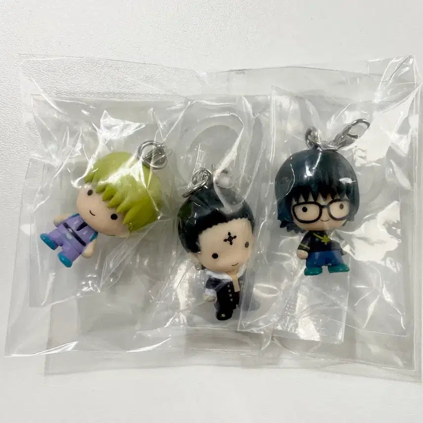 [BUNJANG] Hunter x Hunter Phantom Troupe Chrollo, Sharbnak, Shizuku 3-Piece Unsealed Bundle Set / 헌터헌터 헌헌 메지루시 클로로 샤르나크 시즈크 환영여단 3개 미개봉 일괄 양도