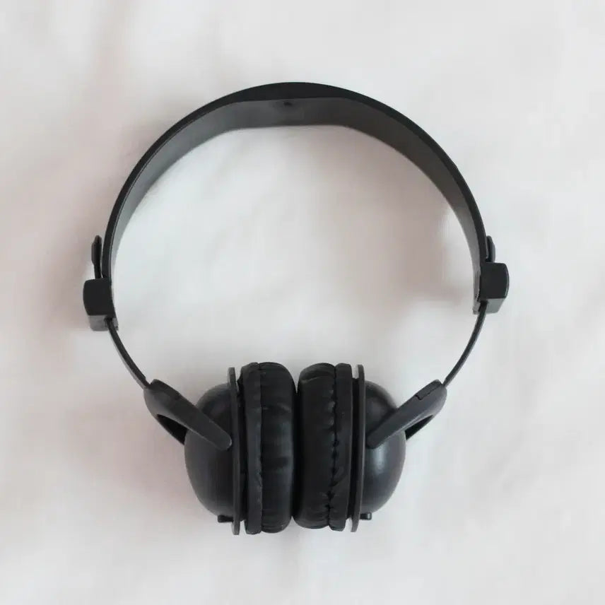 [BUNJANG] 20cm Doll Angelic Heart Headset - All Black / [미사용] 20cm 인형용 누이 엔젤릭하트 헤드셋 올블랙 솜인형 구체관절인형