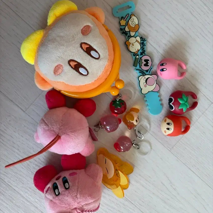 [BUNJANG] Kirby Gachapon and Coin Pouch Keychain Bundle Set / 반택포)별의커비 가챠 및 일괄