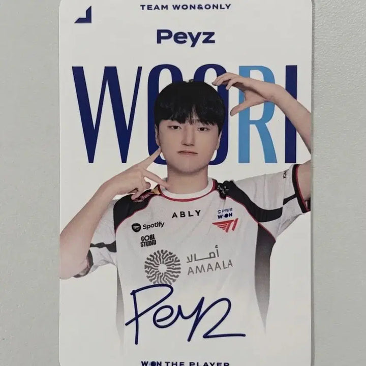 [BUNJANG] T1 Faker Peyz LCK Woori Bank Limited Edition Photocard / LCK 우리은행 한정판 포토카드 T1 페이즈 Peyz