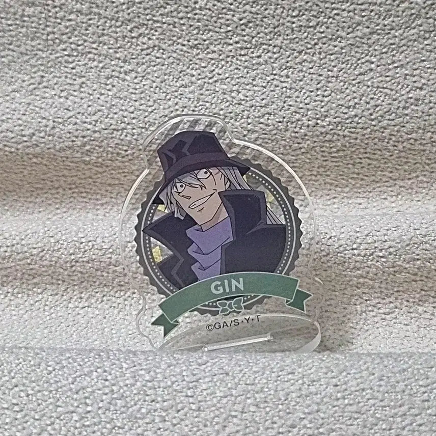 [BUNJANG] Detective Conan Gin Mini Acrylic Stand &amp; Mini Badge Bundle Set / 명탐정코난 진 미니 아크릴 스탠드, 미니 뱃지 일괄
