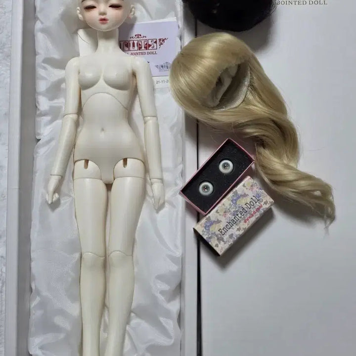 [BUNJANG] LUTS Kid Delf Aru Dreaming White BJD Doll - Complete Set / msd 루츠 키드델프 아루 드리밍 미백 본체 구체관절인형