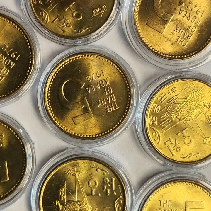[BUNJANG] 1972 5 Won Coin Set (20 Pieces) / 미사용/1972년 5원  20개 세트