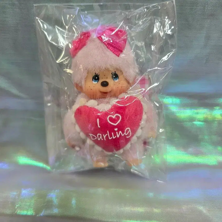 [BUNJANG] Macaron Mini Monchhichi Keyring Pink / 주말할인)마카롱 미니 몬치치 키링 핑크