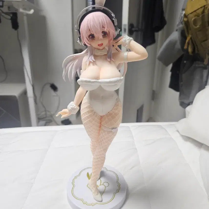[BUNJANG] Bi Cute Bunnies Super Sonico White Figure / 비큐트 바니즈 슈퍼 소니코 화이트 피규어 (하자O 박스O)
