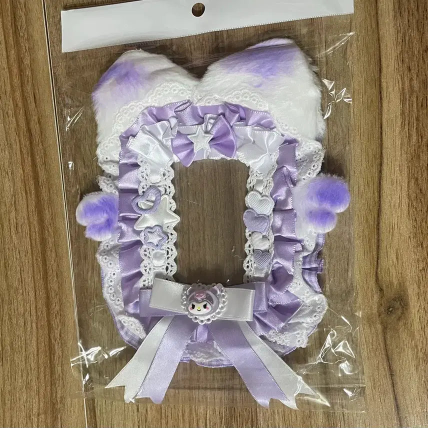 [BUNJANG] Kuromi Ribbon Lace Handmade Purple Star Heart Wings Photocard Holder Toploader / 리본 레이스 탑꾸 포카홀더 탑로더 수제 쿠로미 별 하트 보라 퍼플 날개
