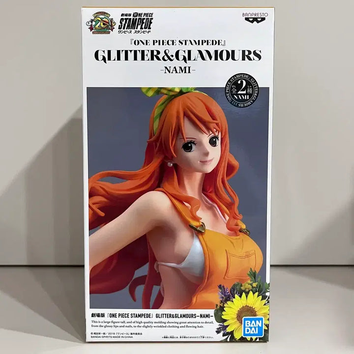 [BUNJANG] Banpresto One Piece Stampede Glitter &amp; Glamours Nami Figure Orange Ver. A (Sealed) / (미개봉) 반프레스토 원피스 스탬피드 글리터&amp;글래머러스 나미 오렌지 피규어