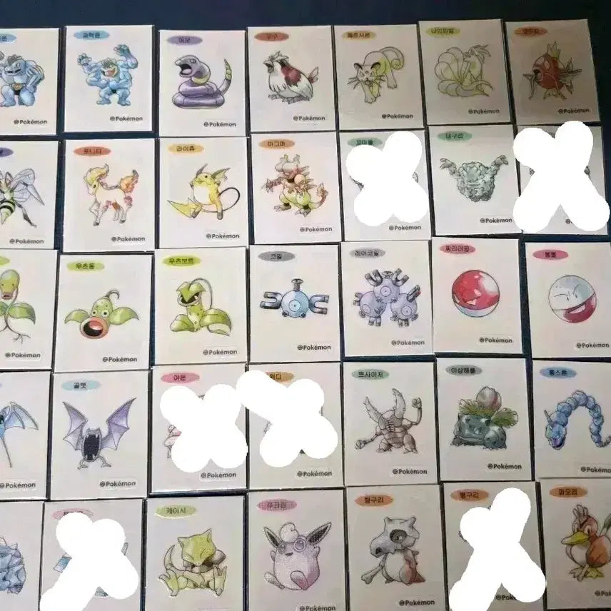 [BUNJANG] Pokemon Artwork Sticker Collection / 포켓몬 아트워크 띠부씰 판매