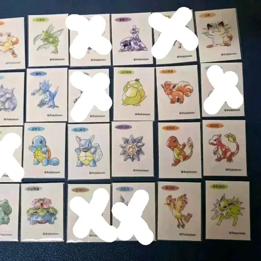 [BUNJANG] Pokemon Artwork Sticker Collection / 포켓몬 아트워크 띠부씰 판매