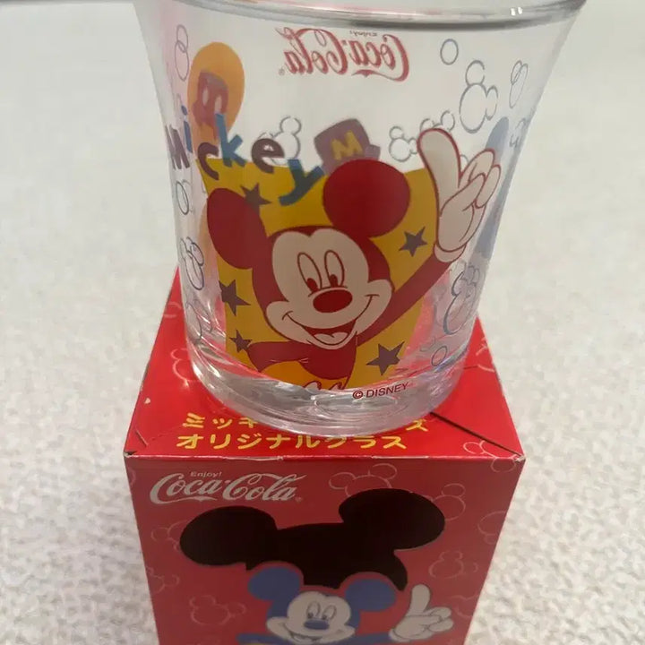 [BUNJANG] Limited Edition Coca-Cola x Disney Collaboration Vintage Glass Set / (한정판 새상품) 빈티지 코카콜라 X 디즈니 굿즈 콜라보 글라스 세트