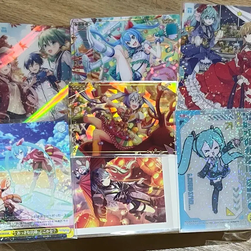 [BUNJANG] Hatsune Miku Paper Goods Bundle Set / 프세카 하츠네 미쿠 지류 모음 일괄판매