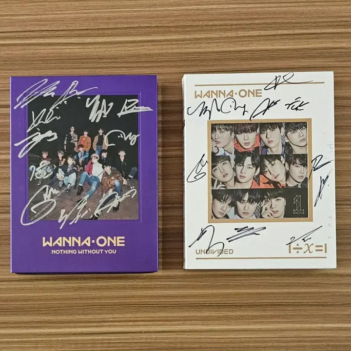 [BUNJANG] Wanna One Signed Album Bundle Set (Park Ji Hoon, Hwang Min Hyun) / 워너원 비매 싸인앨범 2개 일괄 박지훈 황민현 wannaone 사인
