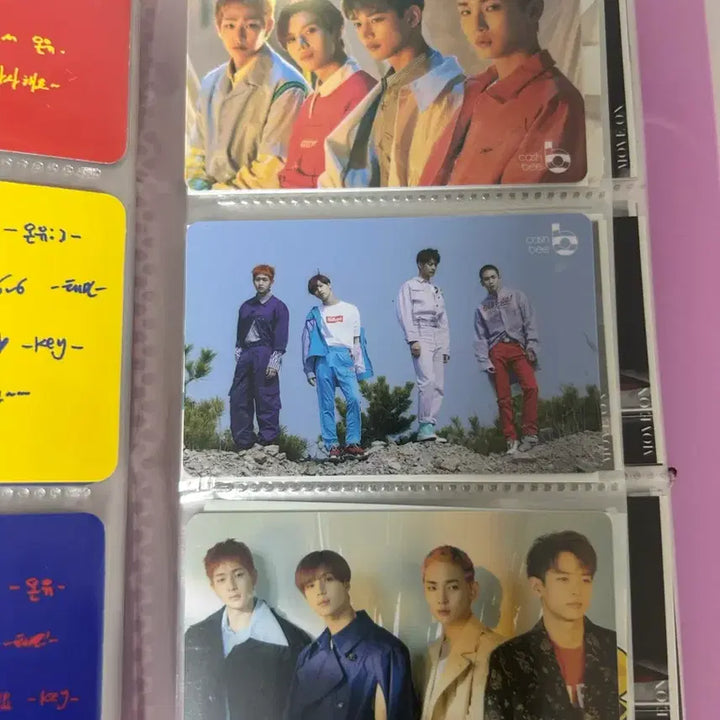 [BUNJANG] SHINee Cashbee Transport Card Bundle Set / 샤이니 캐시비 교통카드 3종 일괄