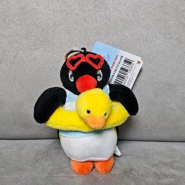 [BUNJANG] Pingu Official Duck Tube 10cm Keyring Plush / 정품 핑구 오리튜브 10cm 키링 인형